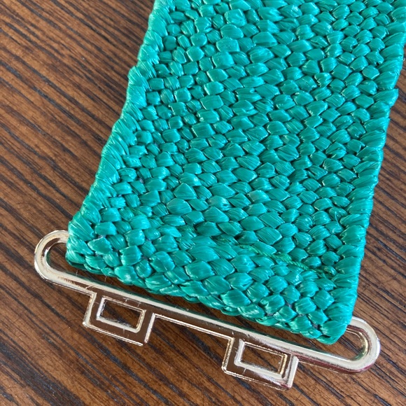 Multicolored Beaded clasp with green colour elastic belt Spain’s national craft - Picture 6 of 6